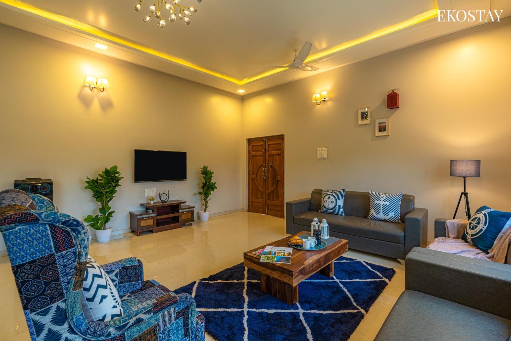 Ekostay Gold Palm Estate I Cricket Turf I Rain Dance I 2 Acre Property 카르자트 외부 사진