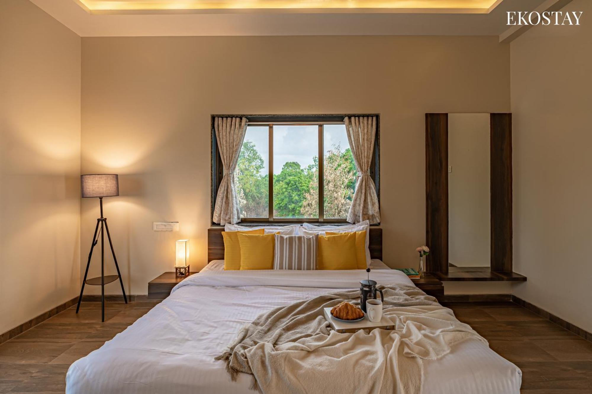Ekostay Gold Palm Estate I Cricket Turf I Rain Dance I 2 Acre Property 카르자트 외부 사진