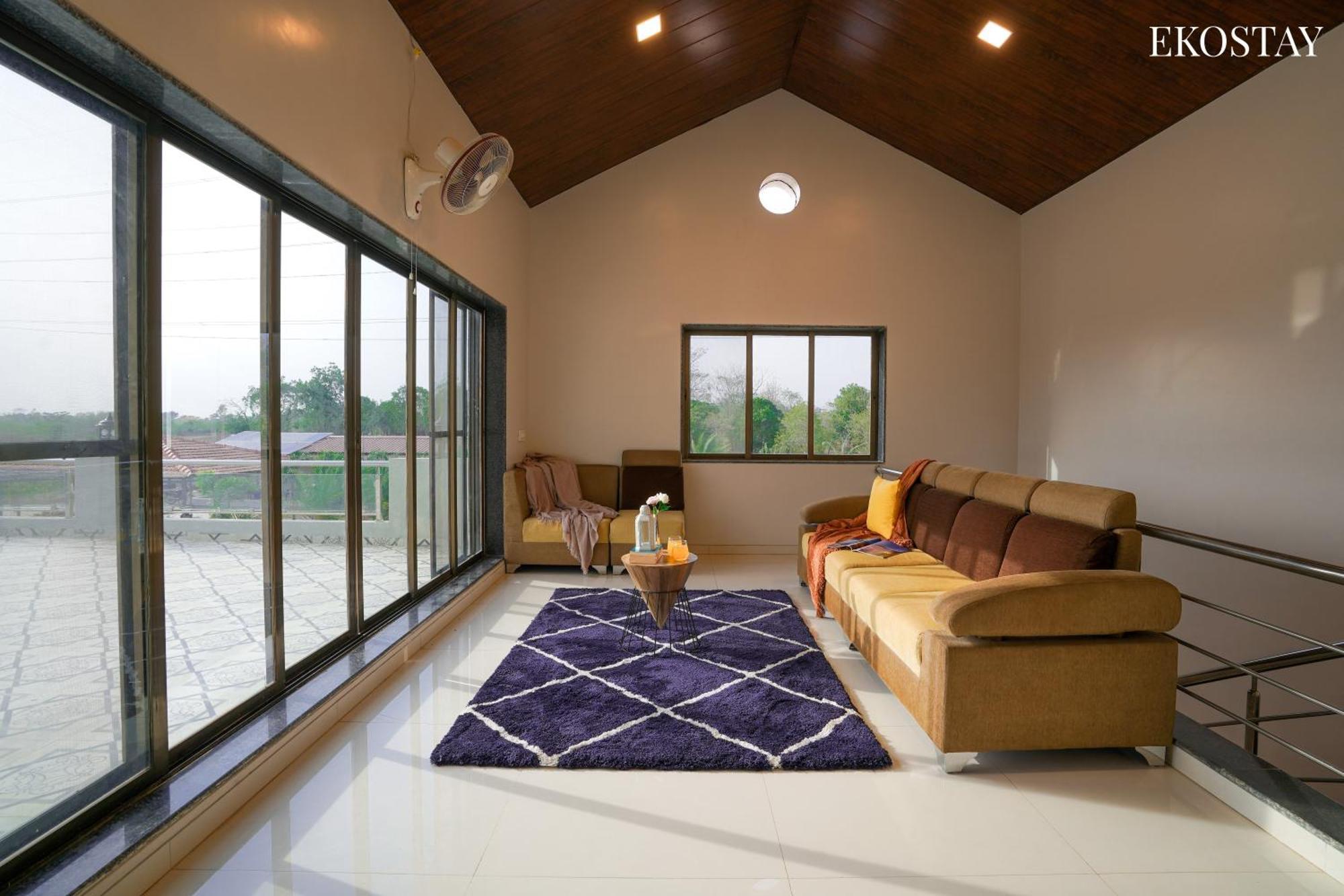 Ekostay Gold Palm Estate I Cricket Turf I Rain Dance I 2 Acre Property 카르자트 외부 사진