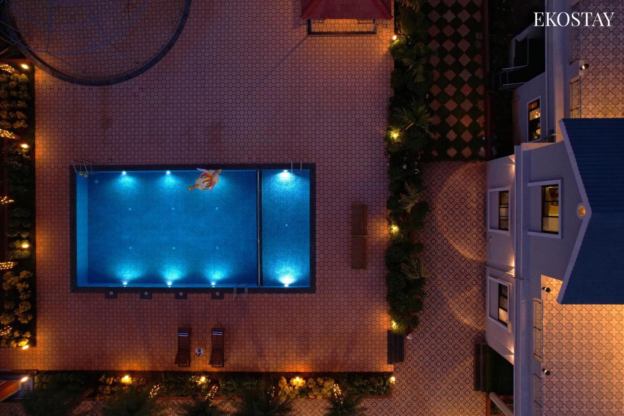 Ekostay Gold Palm Estate I Cricket Turf I Rain Dance I 2 Acre Property 카르자트 외부 사진