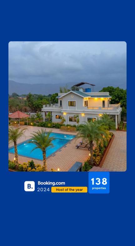 Ekostay Gold Palm Estate I Cricket Turf I Rain Dance I 2 Acre Property 카르자트 외부 사진